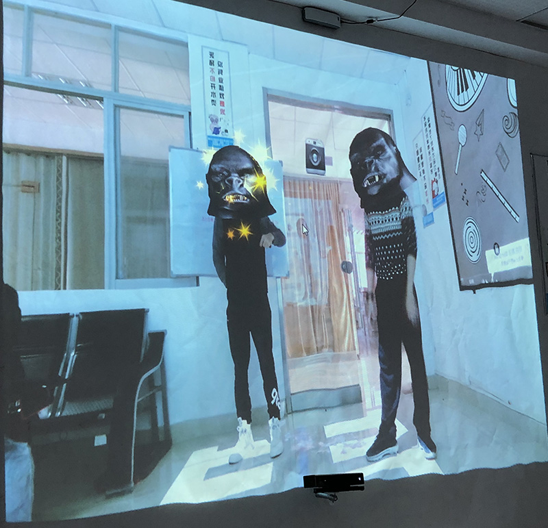 体感游戏互动投影