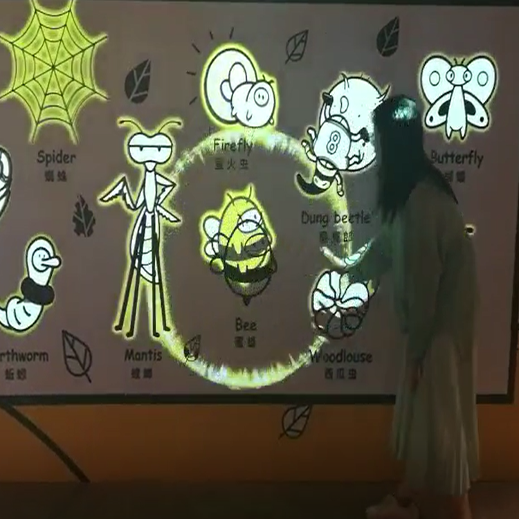 魔法音乐墙投影