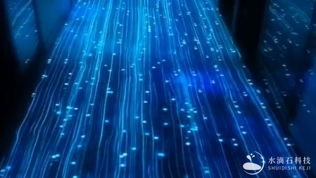 创意流体地面互动投影
