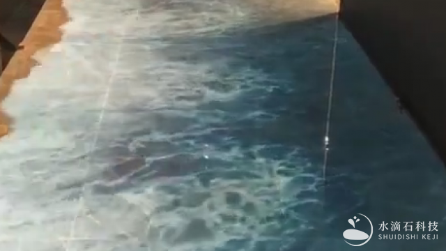 室内地面海浪投影
