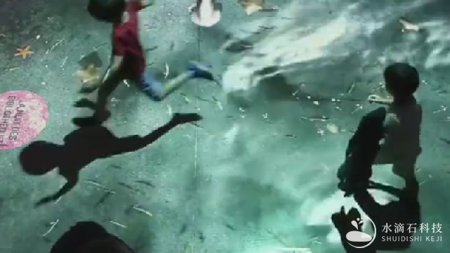 地面海浪投影