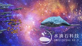外围建筑投影